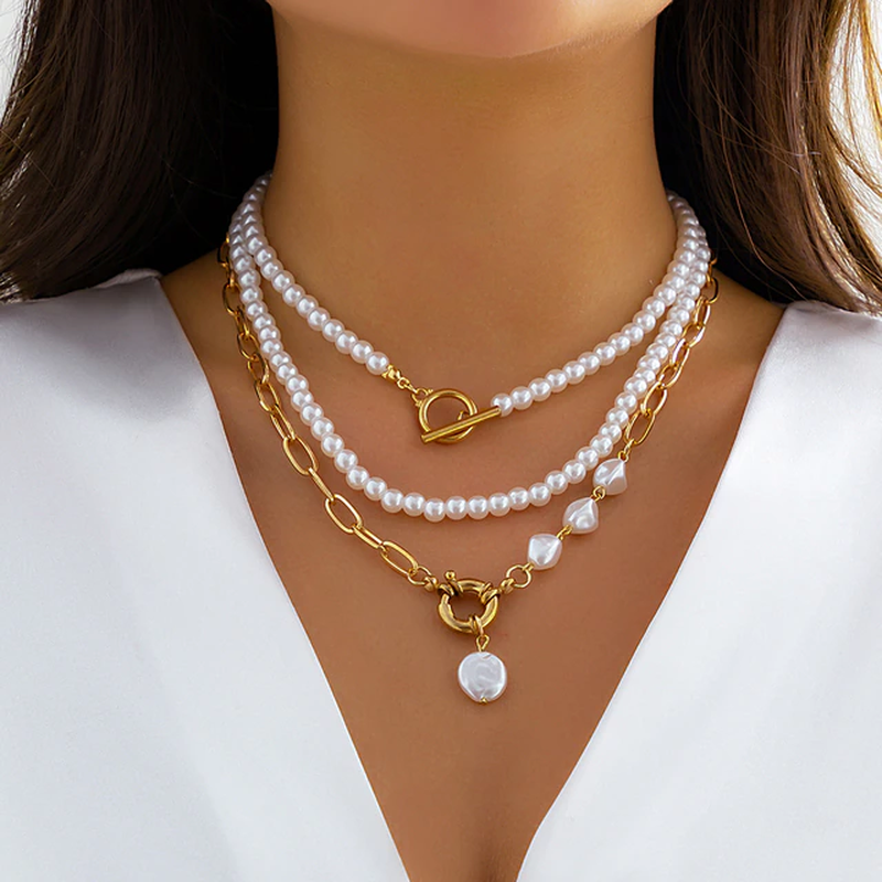 GR | Set - elegant layered women's jewelry