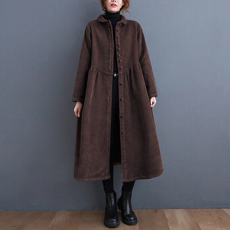 Kyla | French corduroy coat inspiration for thick, wrinkled coats
