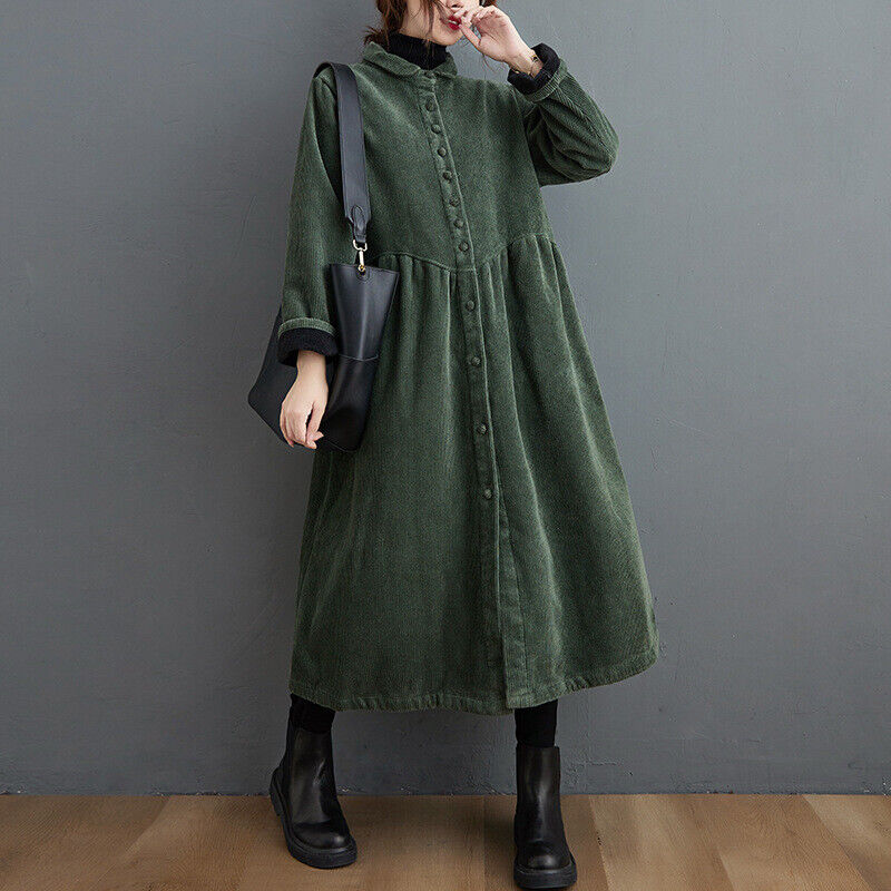 Kyla | French corduroy coat inspiration for thick, wrinkled coats