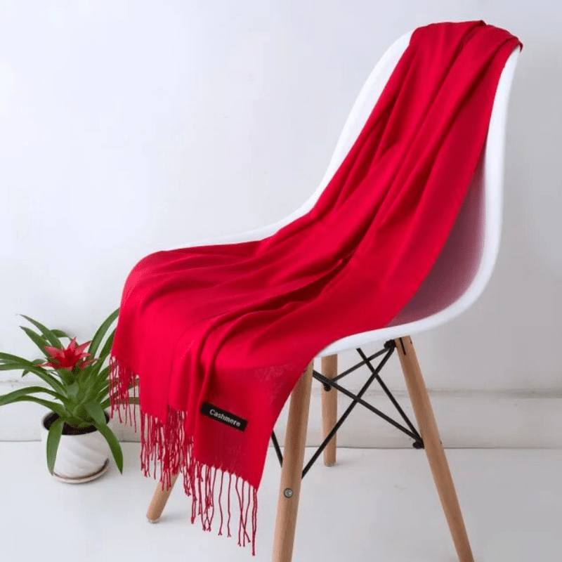 GR | Warme Damen Schal Weiche Textur Und Elegante Ausstrahlung