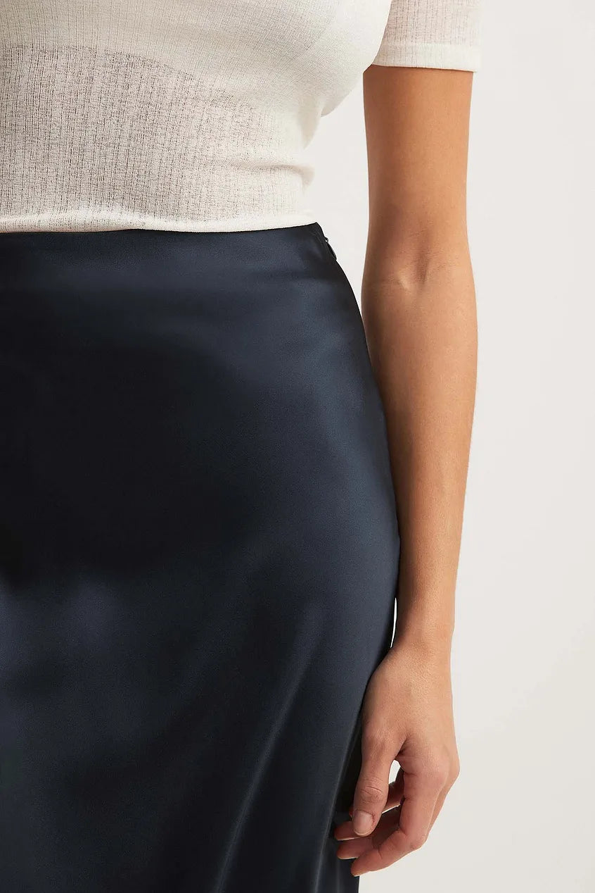 GR | Satinrock Mit Hoher Taille Anna