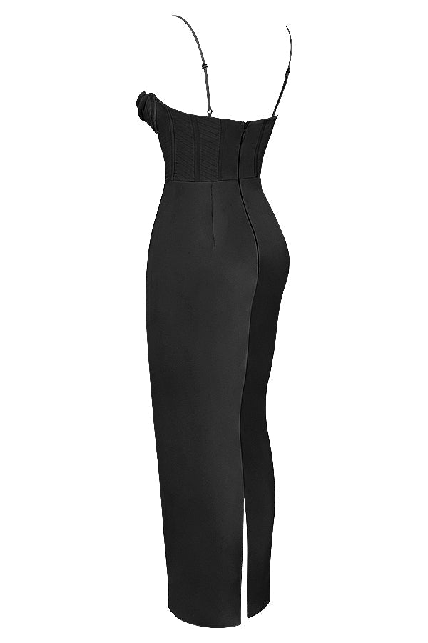 GR | Maxi dress with off-the-shoulder design