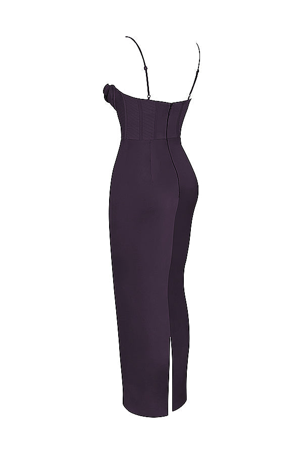 GR | Maxi dress with off-the-shoulder design
