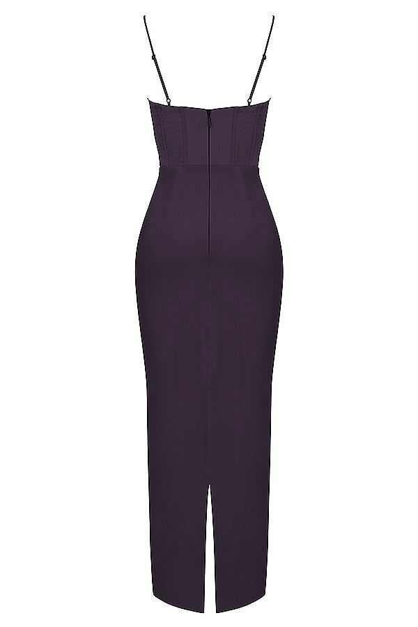 GR | Maxi dress with off-the-shoulder design