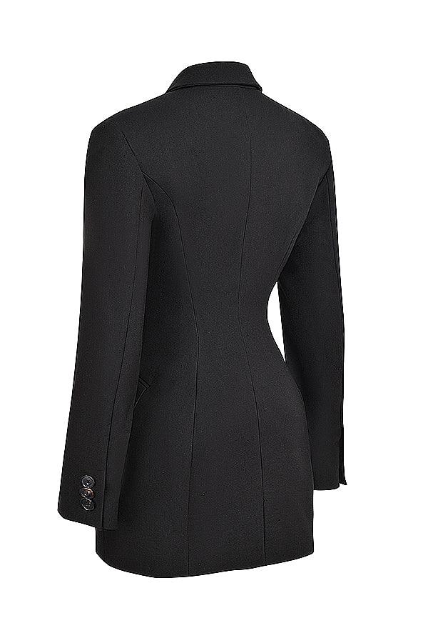 GR | Black blazer skirt