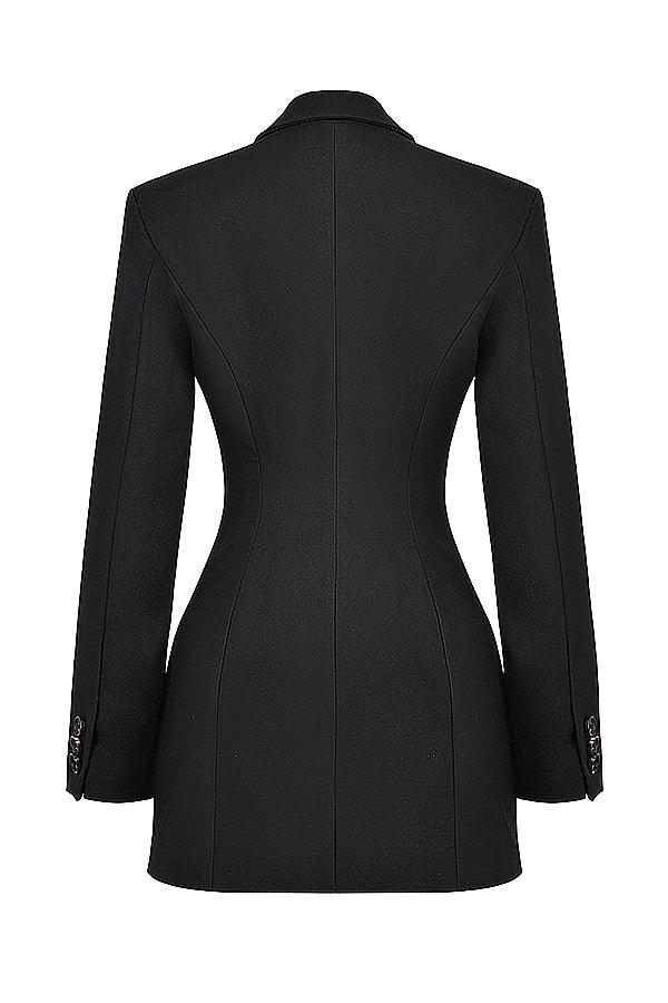 GR | Black blazer skirt