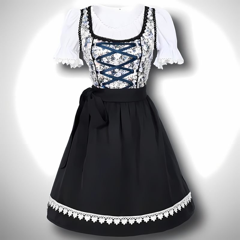 GR | Comfortable traditional dress with apron and blouse