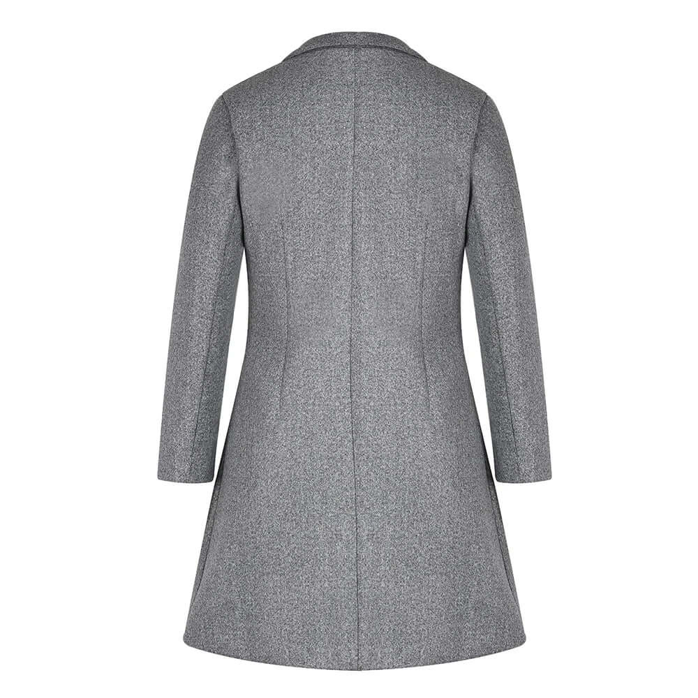 GR | Women's Black Trench Coat Transitional Jacket