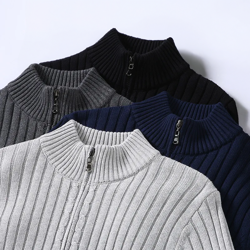 GR | Merino cardigan with zipper