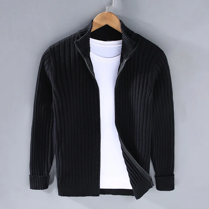 GR | Merino cardigan with zipper