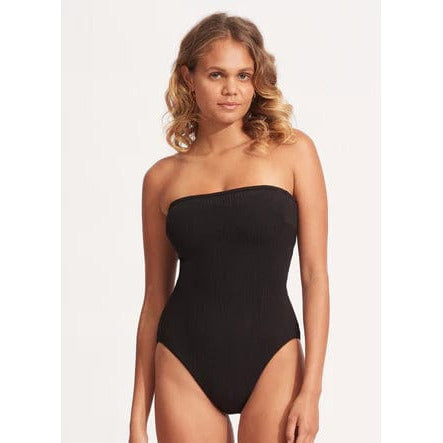 GR | Sea Dive Bandeau Swimwear Black