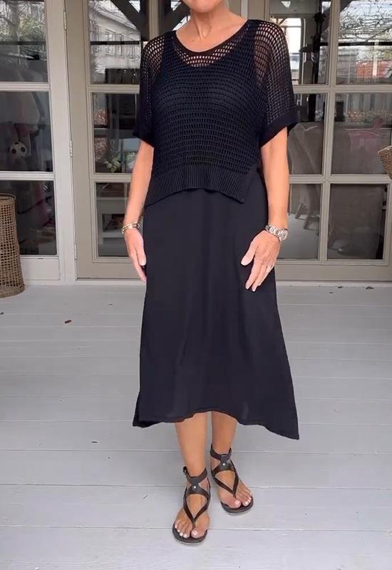 GR | Elegant Deltes Set (Dress + Top)