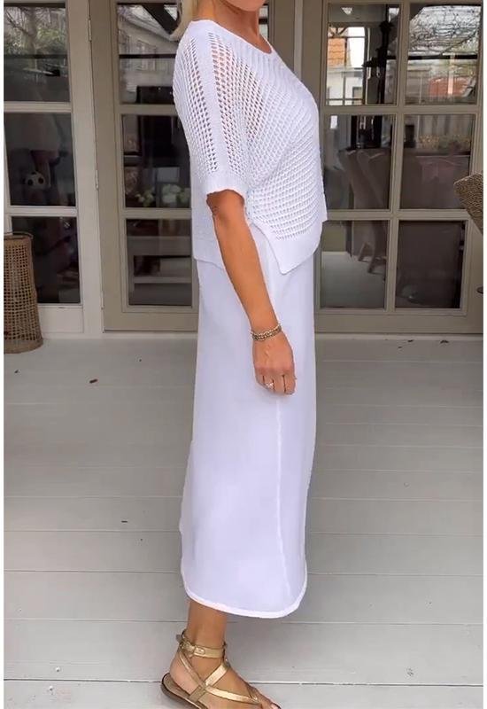 GR | Elegant Deltes Set (Dress + Top)