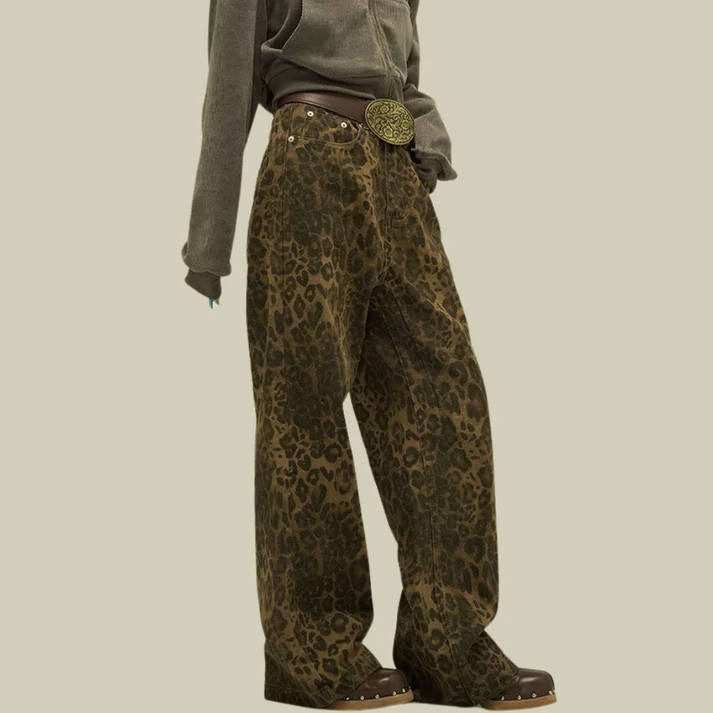 GR | Viral leopard print jeans