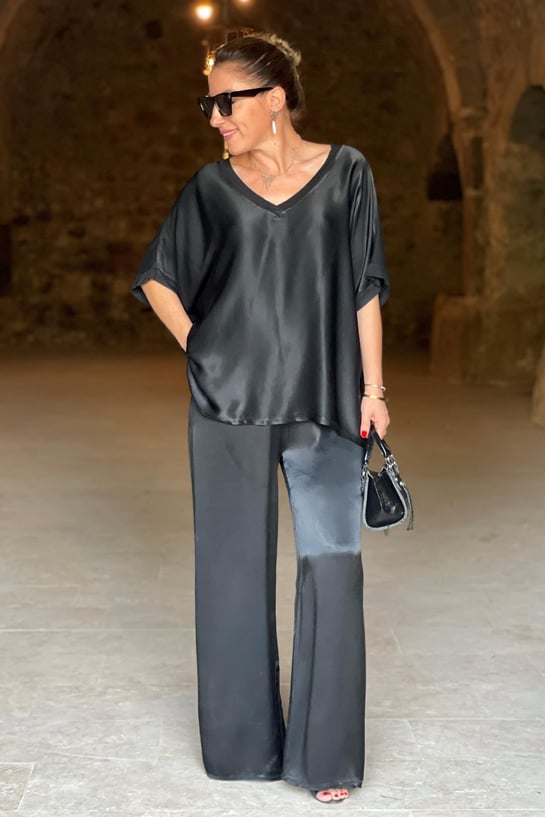 GR | V-neck 2-piece set