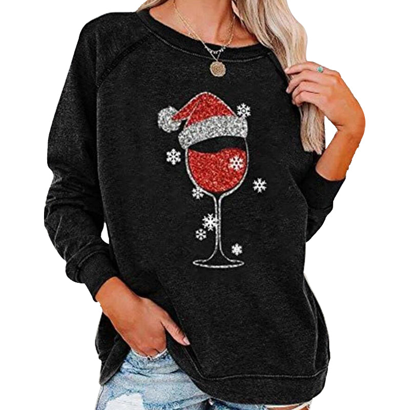 GR | Festive Cheers Wine Glass Sweatshirt 