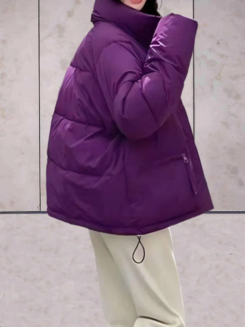 GR | Parka jacket with stand-up collar and double closure