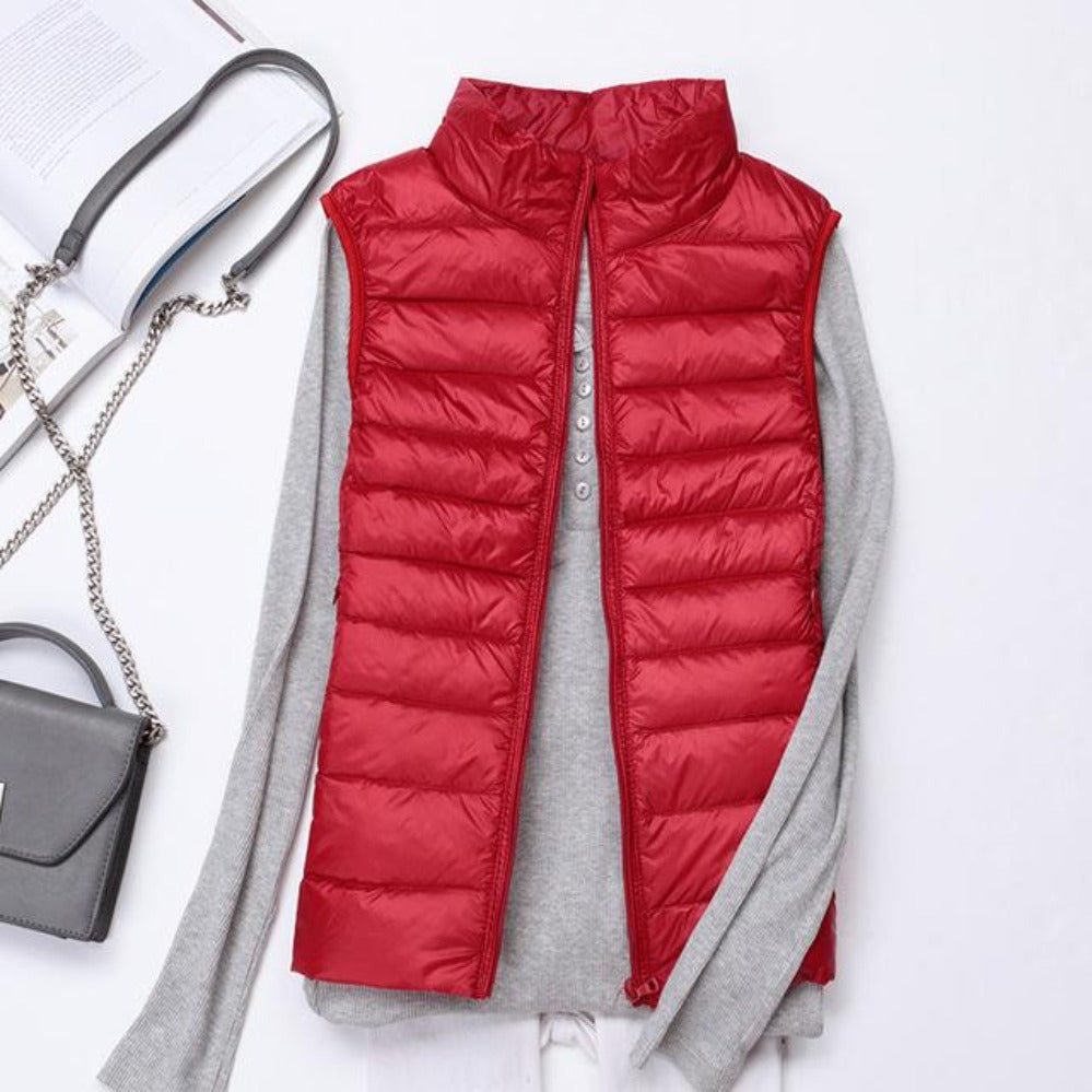 GR | Sleeveless Ultralight Down Warm Coat