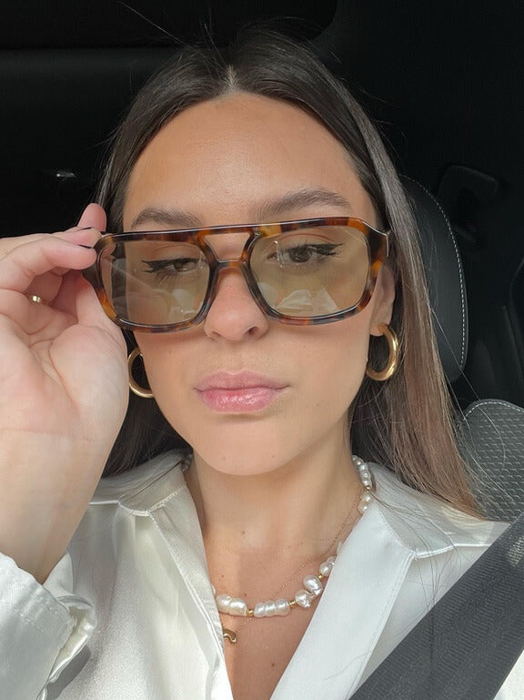 GR – Vintage Sonnebrille Damen im Leopardenprint | Retro Sunglasses Women