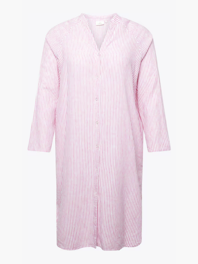 GR | Striped button-up shirt for women