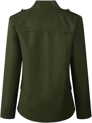 GR - Women's blazer with stand-up collar