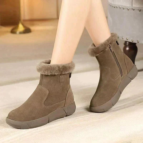 Winter warm fur boots for women