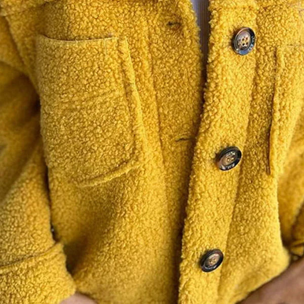 GR | Stylish Short Wool Jacket with Lapel