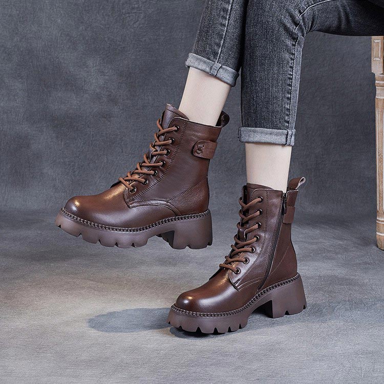 GR | Stylish orthopedic leather boots