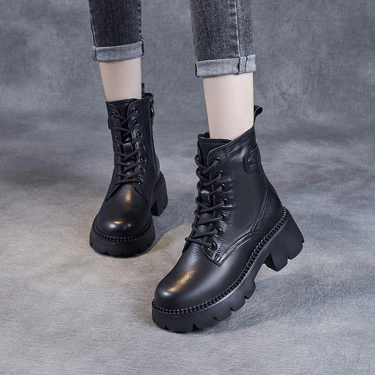 GR | Stylish orthopedic leather boots