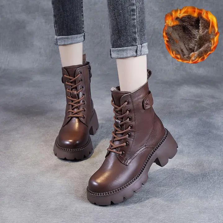 GR | Stylish orthopedic leather boots