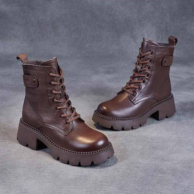 GR | Stylish orthopedic leather boots