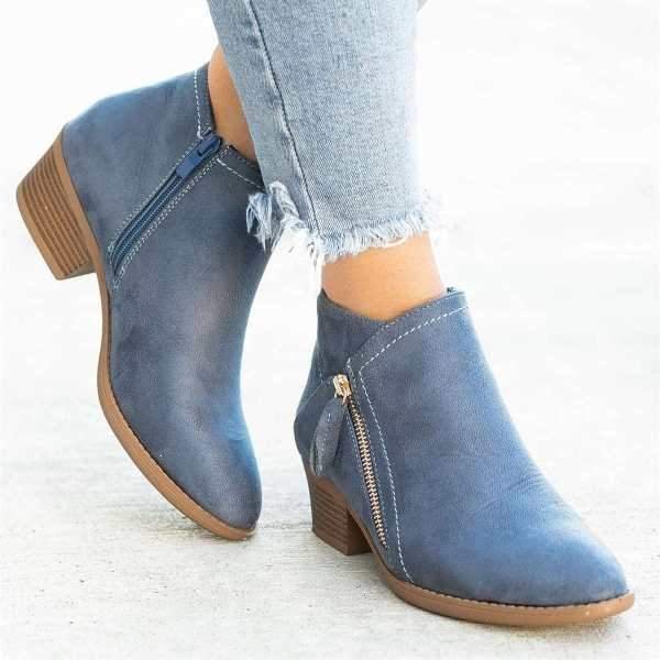 GR | Women's ankle boots – lightweight, comfortable block heel
