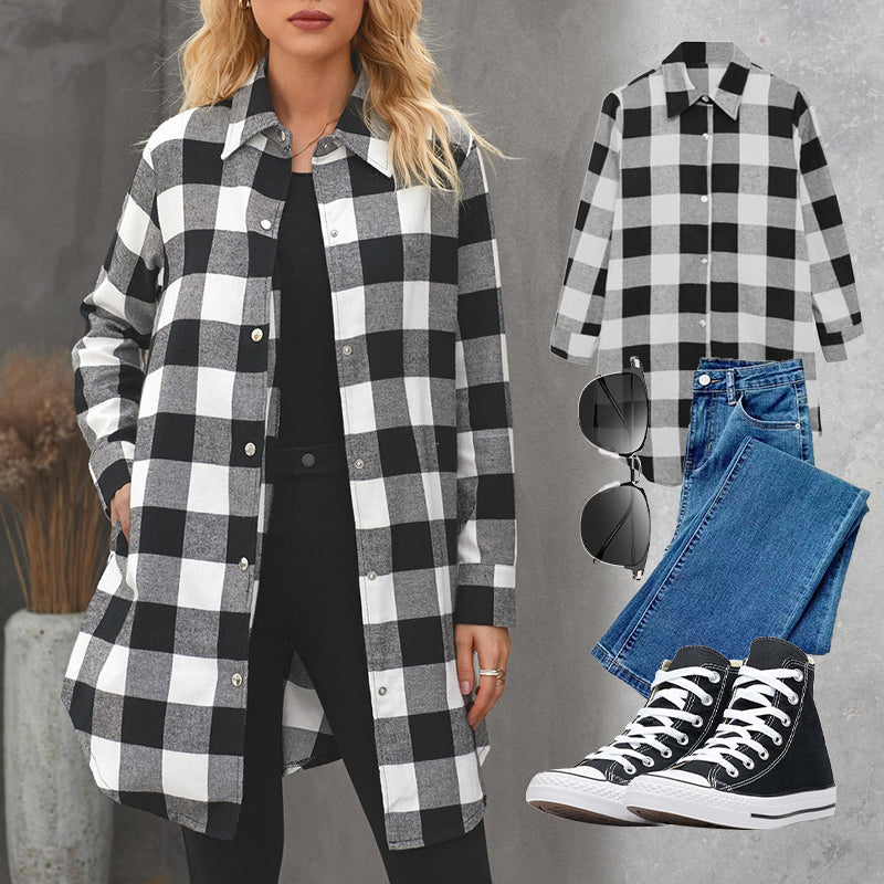 GR | Longline-Shirtjacke