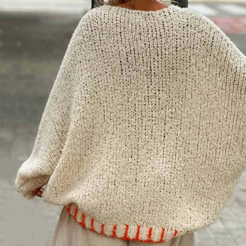 GR | V-Ausschnitt Strickpullover