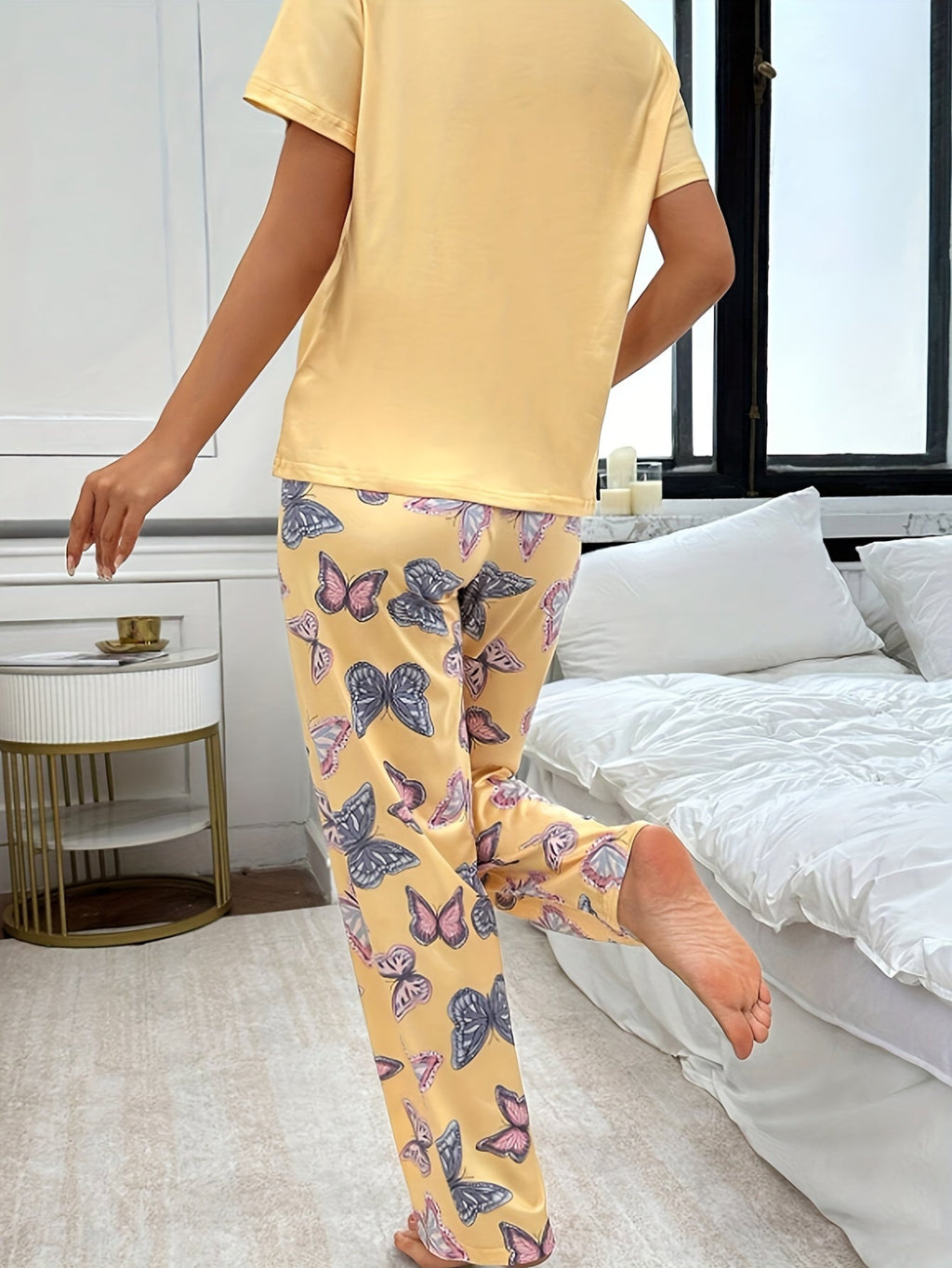 GR | Legend Butterfly Print Nightwear Set