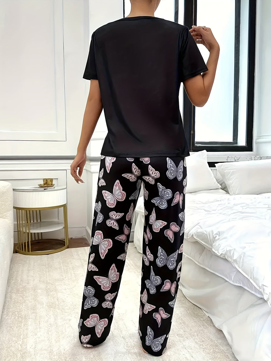 GR | Legend Butterfly Print Nightwear Set