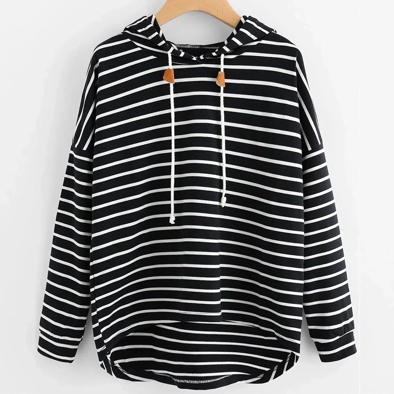 GR | Gestreifter Freizeit Hoodie