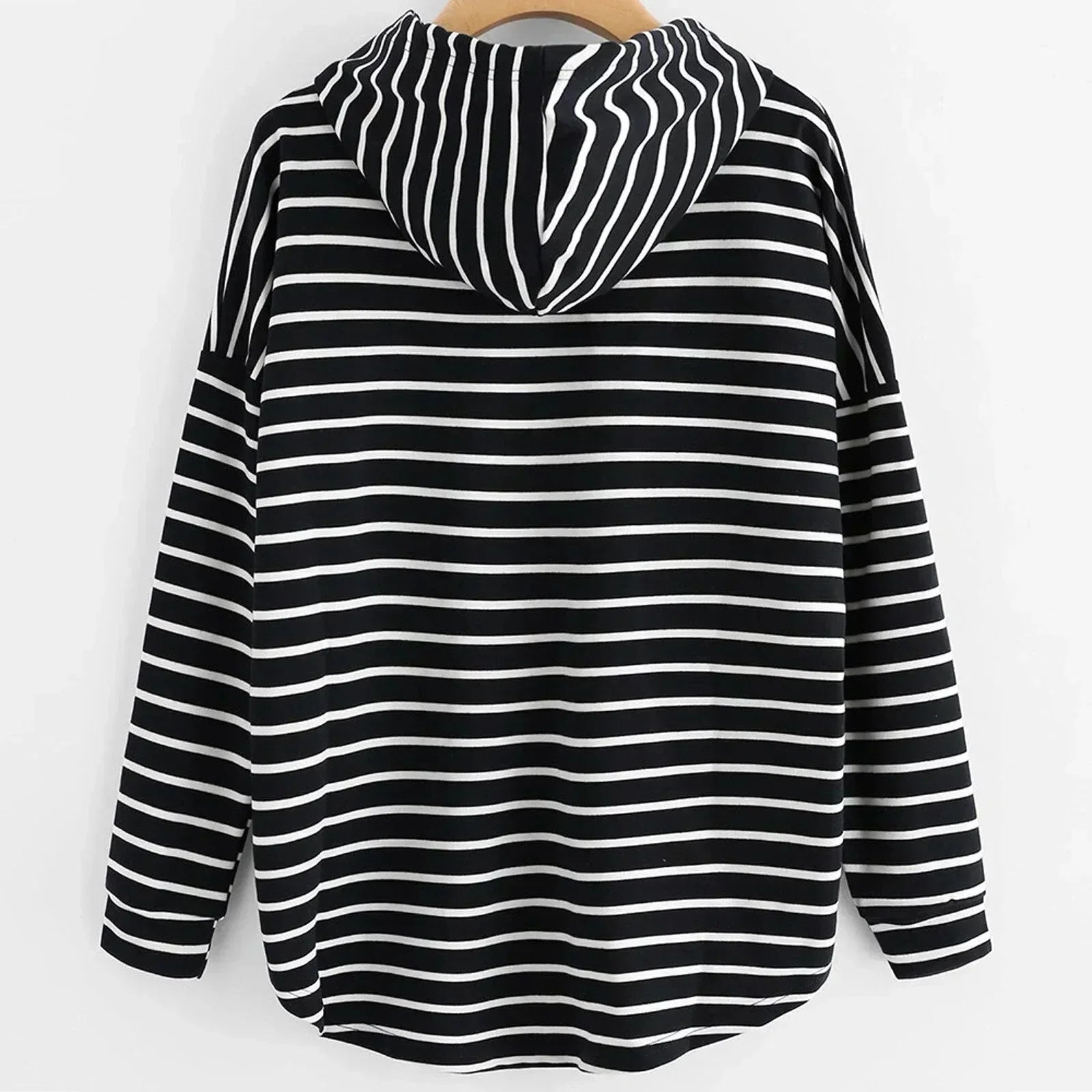 GR | Gestreifter Freizeit Hoodie