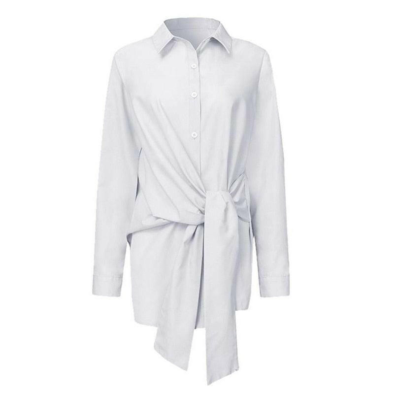 GR | The long-sleeved collared front-band shirt: Effortless style and comfort