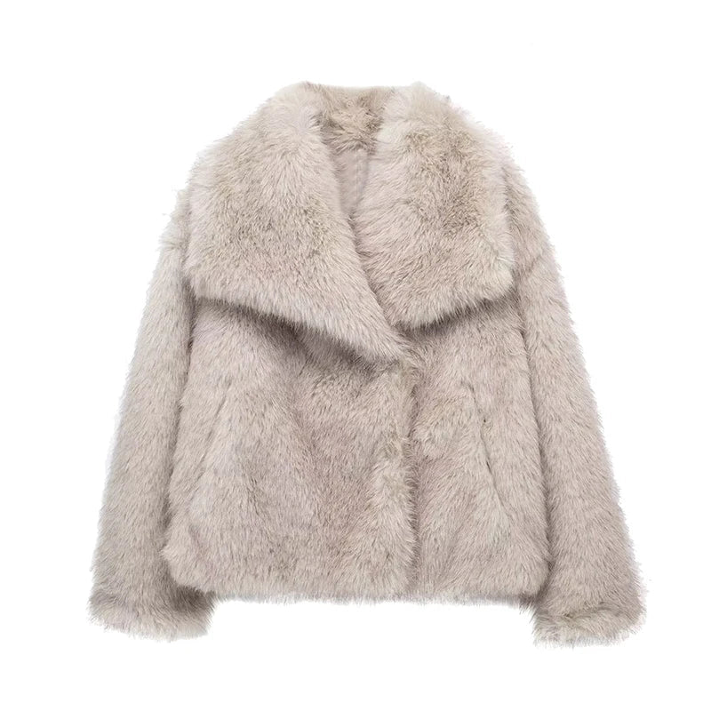 GR | Eco-fur coat