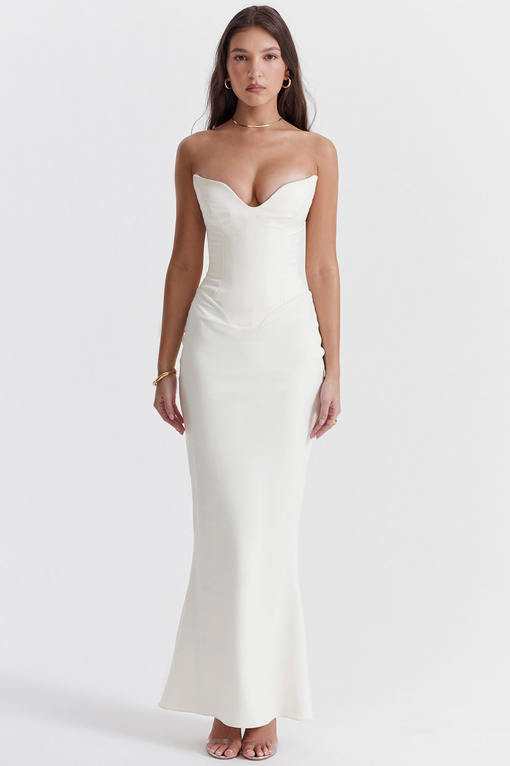 GR | Trägerlose Korsettkleid