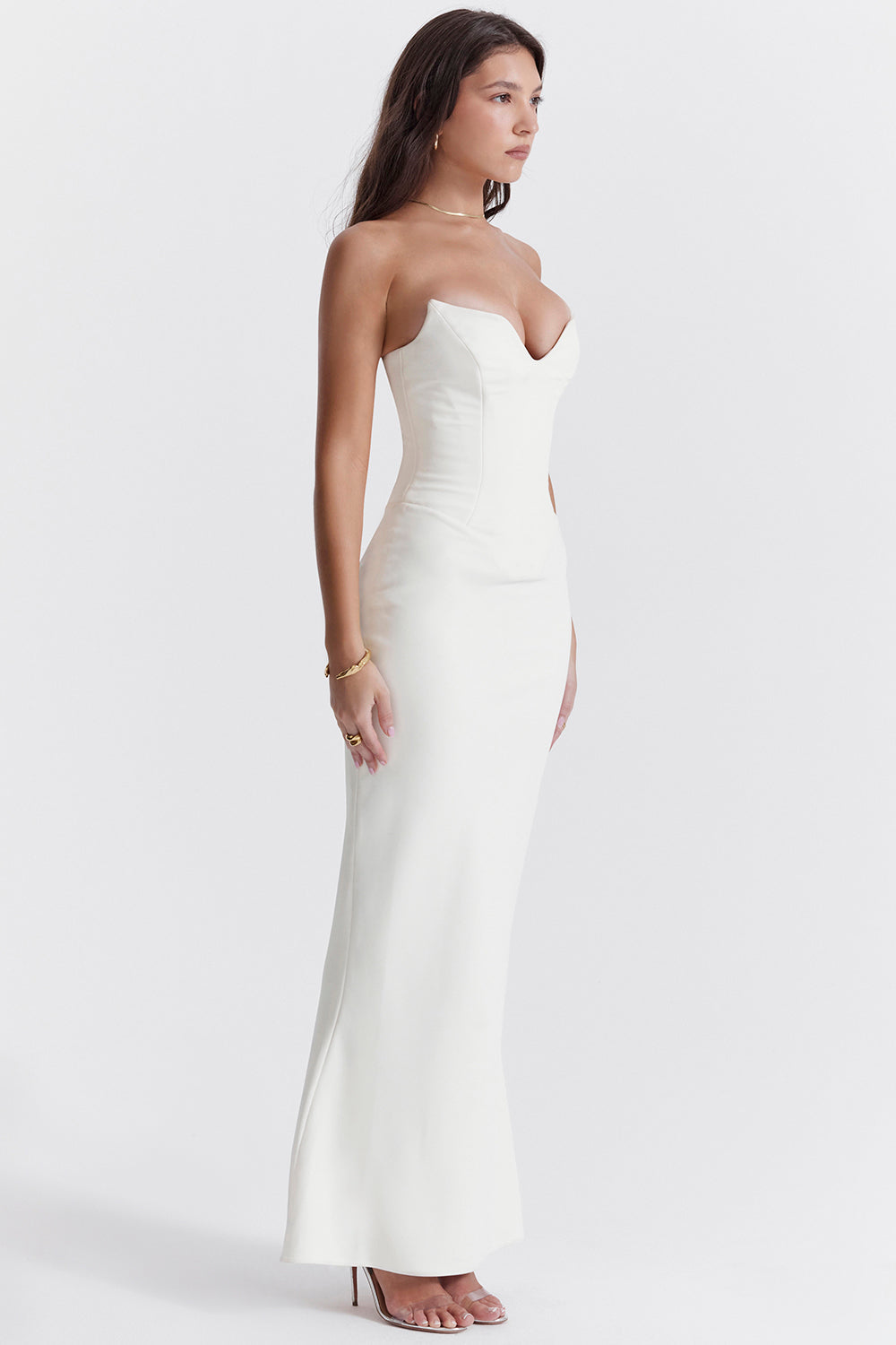 GR | Trägerlose Korsettkleid