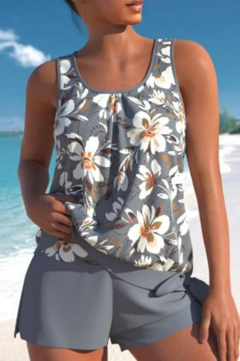 GR | Women's Tankini Set with Tummy Control