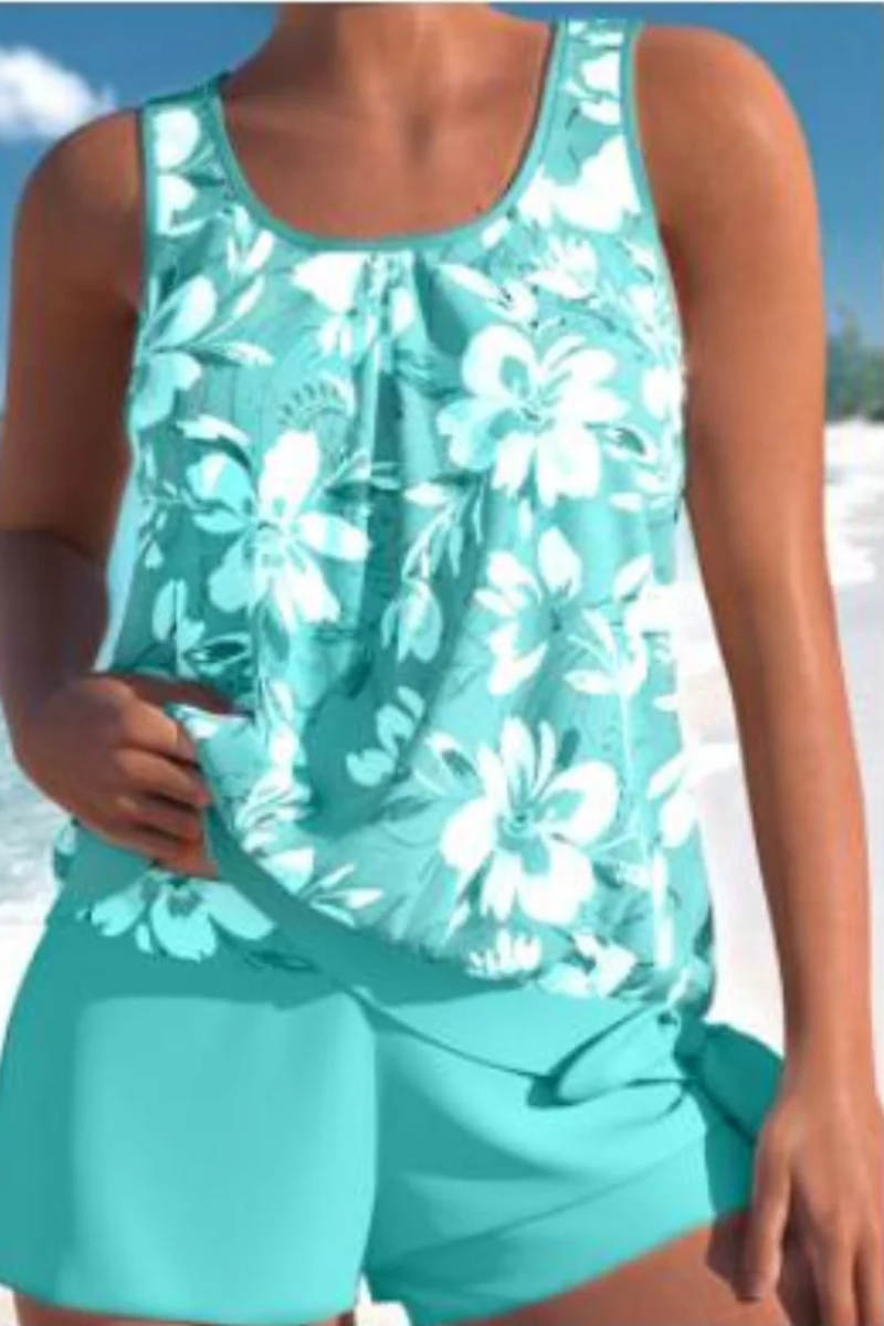 GR | Women's Tankini Set with Tummy Control