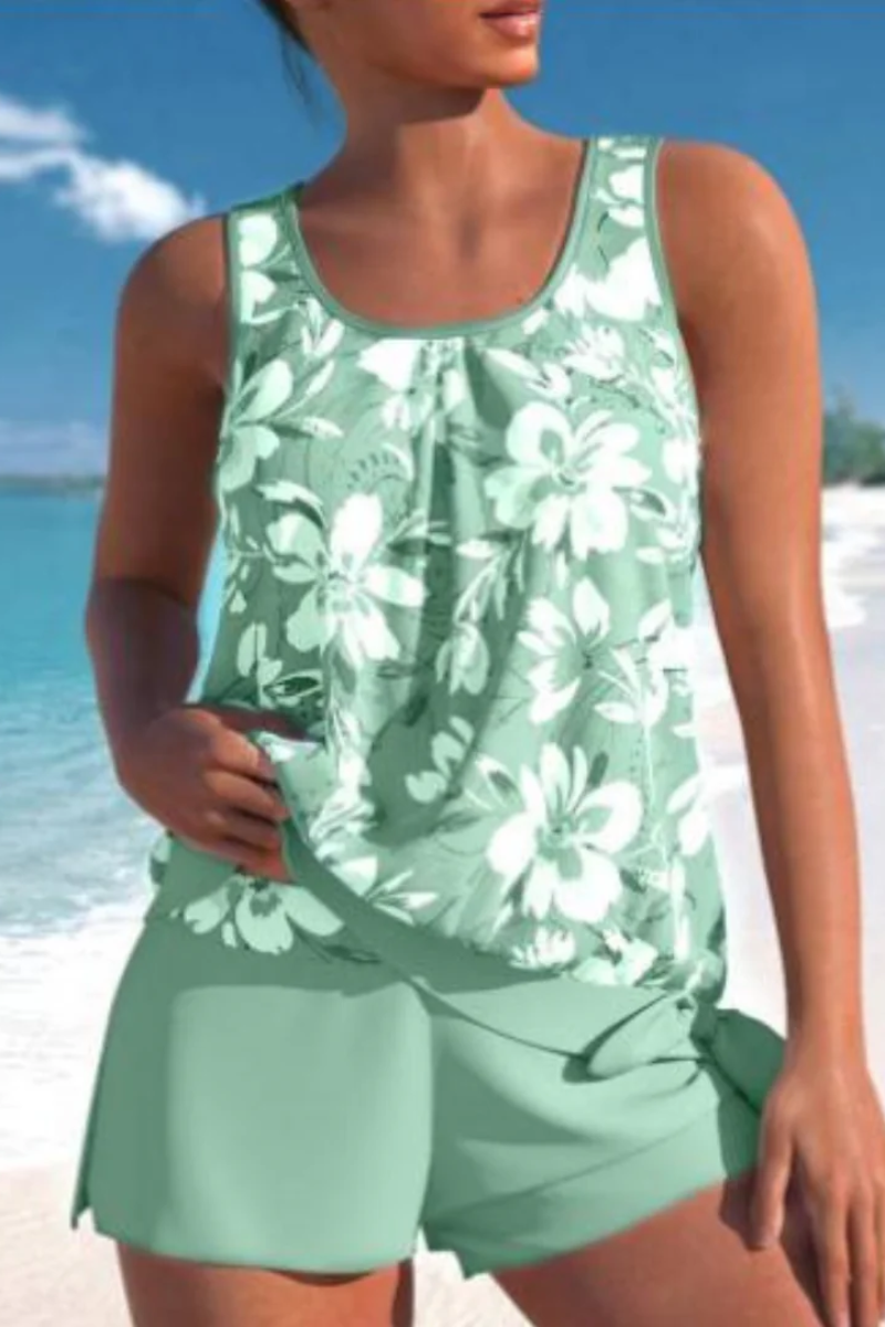 GR | Women's Tankini Set with Tummy Control