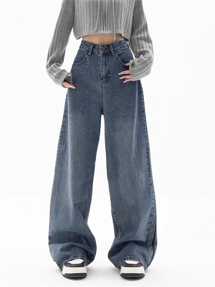 GR | Blue baggy boyfriend jeans