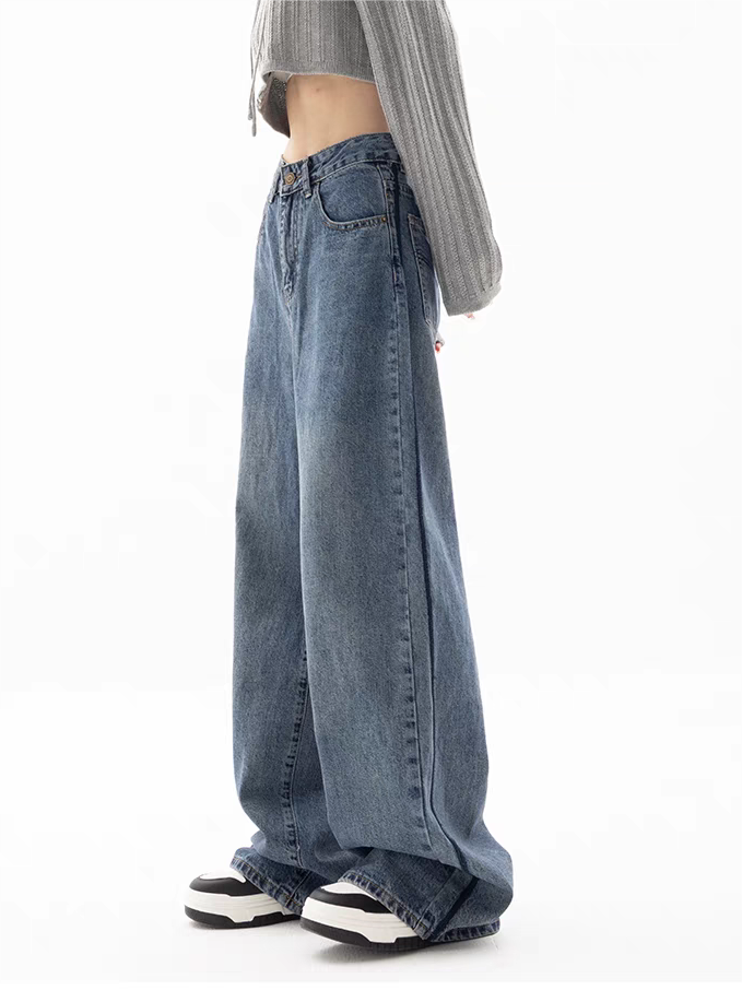 GR | Blue baggy boyfriend jeans
