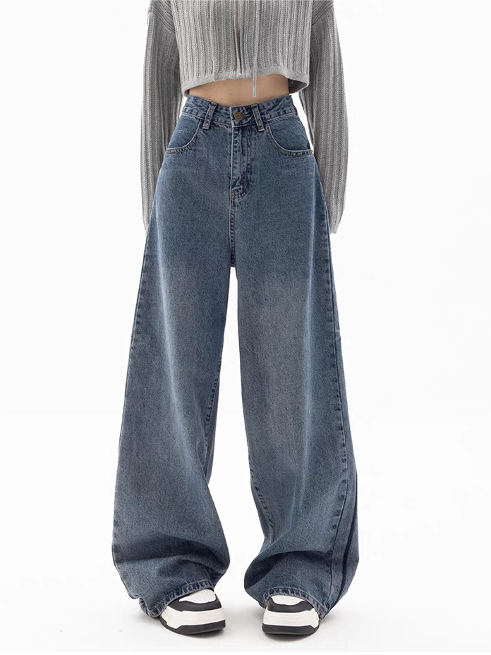 GR | Blue baggy boyfriend jeans