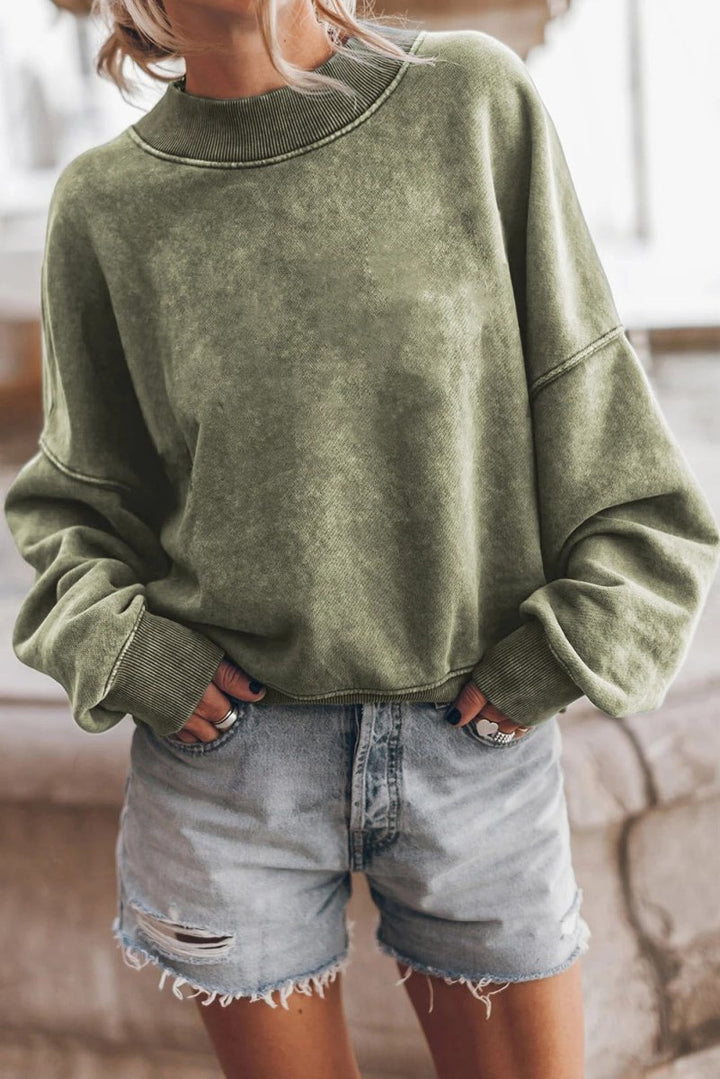 GR | Washed sweater for women