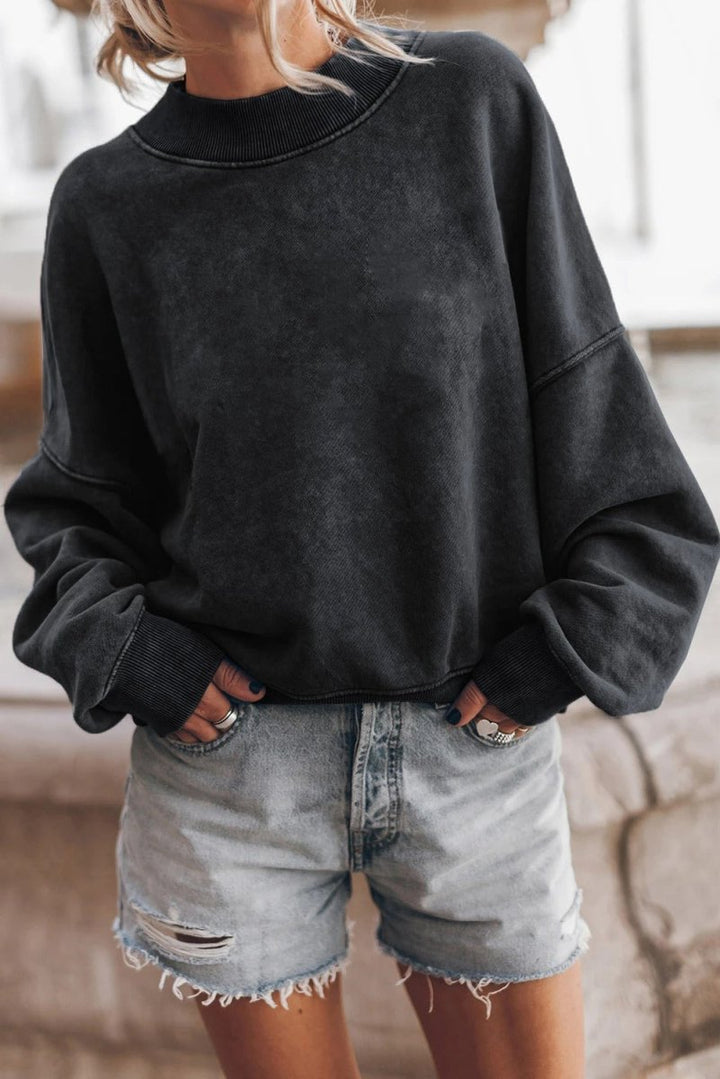 GR | Washed sweater for women
